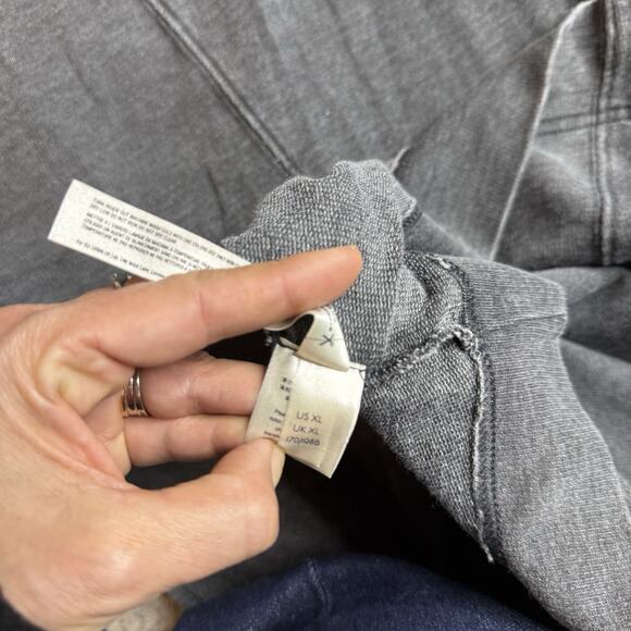 Free People Intimately Cozy Girl Longline Cardigan Womens XL Gray Wash Duster - Picture 7 of 7